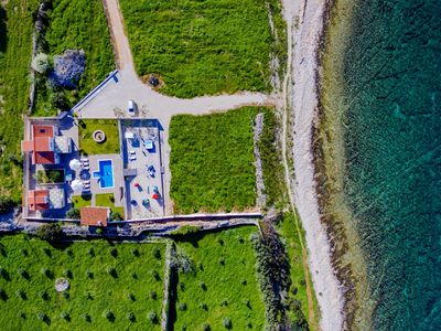 Lovely Beachfront Holiday House in Supetar Island Brac