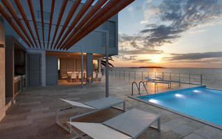 Modern Seafront 5 Bedroom Villa with Infinity Pool and Private Beach Island Vis
