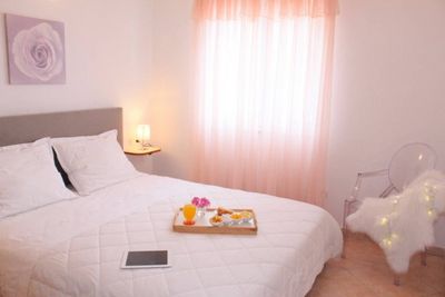 Delightful Beachfront Villa with Pool with Heating Possibility near Rogoznica