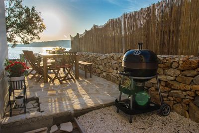 Adorable Holiday Villa with Pool First Row to the Sea and in Front of the Beach near Trogir