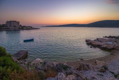 Adorable Holiday Villa with Pool First Row to the Sea and in Front of the Beach near Trogir