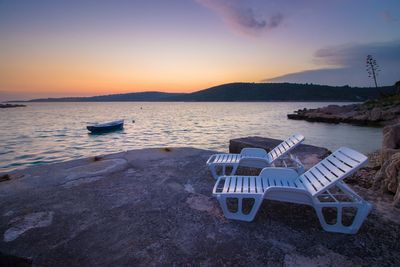 Adorable Holiday Villa with Pool First Row to the Sea and in Front of the Beach near Trogir