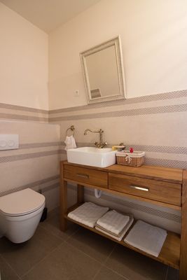 Adorable Holiday Villa with Pool First Row to the Sea and in Front of the Beach near Trogir