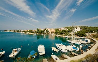 Luxury Seafront Family Villa with Private Pool, Tennis Court and Boat Mooring