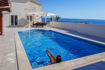 Amazing Seafront Villa with Pool in Split Region
