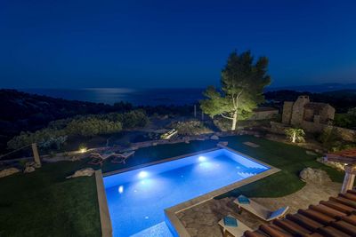 Luxury Sea View Villa Hvar with Pool and Large Yard