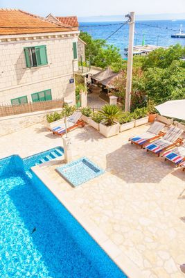 Stone Villa with Pool in Sumartin Island Brac