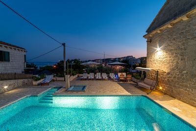 Stone Villa with Pool in Sumartin Island Brac