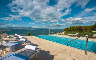 Amazing Seafront Villa with Pool in Sutivan Island Brac