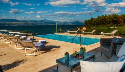 Amazing Seafront Villa with Pool in Sutivan Island Brac