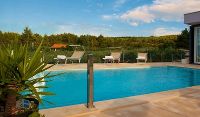 Amazing Seafront Villa with Pool in Sutivan Island Brac
