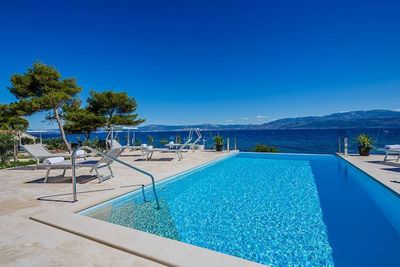 Amazing Seafront Villa with Pool in Sutivan Island Brac