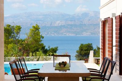 Luxury Sea View Stone Brac Villa with Pool and Jacuzzi near Beach