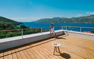 Luxury Sea View Villas with 2 Roof Pools in Korcula island 