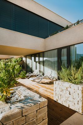 Luxury Sea View Villas with 2 Roof Pools in Korcula island 