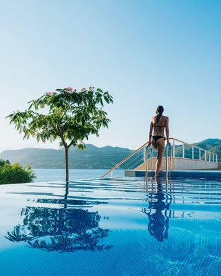 Luxury Sea View Villas with 2 Roof Pools in Korcula island 