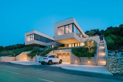 Luxury Sea View Villas with 2 Roof Pools in Korcula island 