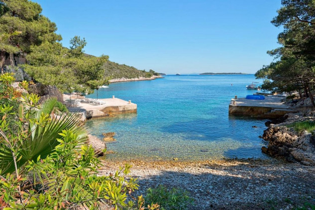 Exclusive Luxury Villa with Private Beach near Town Hvar 