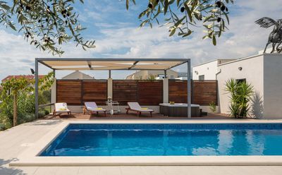 Luxury Villa with Large Pool, Sauna, and Fitness near Split and Trogir
