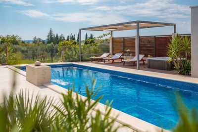 Luxury Villa with Large Pool, Sauna, and Fitness near Split and Trogir