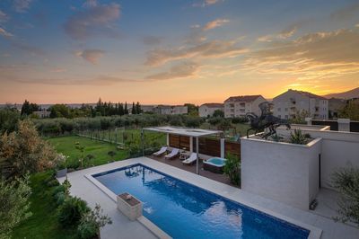 Luxury Villa with Large Pool, Sauna, and Fitness near Split and Trogir