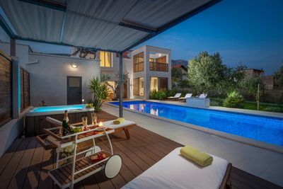 Luxury Villa with Large Pool, Sauna, and Fitness near Split and Trogir