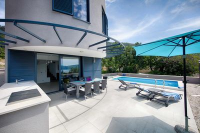 Lovely Sea View Villa with Pool in Komiza Island Vis