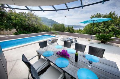 Lovely Sea View Villa with Pool in Komiza Island Vis