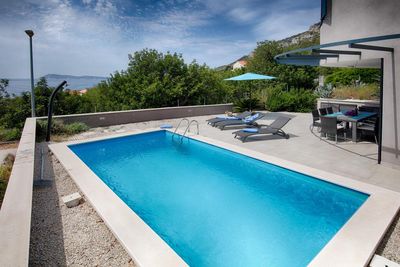 Lovely Sea View Villa with Pool in Komiza Island Vis
