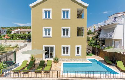 Large Island Ciovo Villa with Pool 