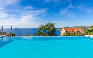 Adorable Modern Sea View Villa above Mlini near Dubrovnik