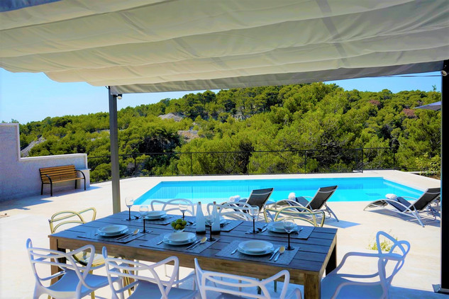 Sea View Modern Villa with Heated Pool Island Brac