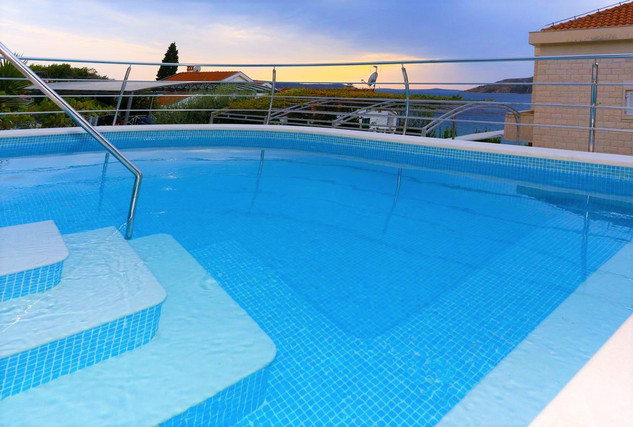 Holiday House with Pool and Sea View in Okrug Ciovo