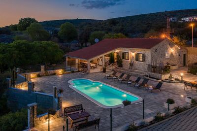 Beautiful Stone Holiday Villa with Pool and Gorgeous Sea Views