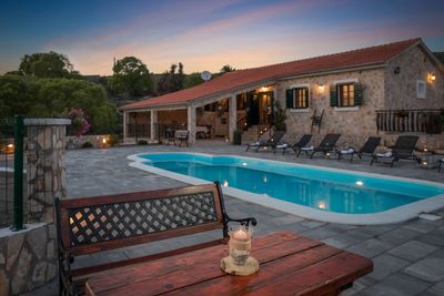 Beautiful Stone Holiday Villa with Pool and Gorgeous Sea Views
