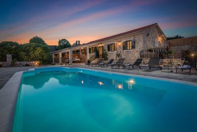 Beautiful Stone Holiday Villa with Pool and Gorgeous Sea Views