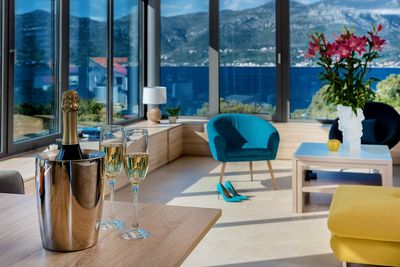Luxury Sea View Villa with Pool Sauna Jacuzzi and Fitness near the Beach island Korcula