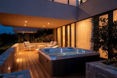 Luxury Sea View Villa with Pool Sauna Jacuzzi and Fitness near the Beach island Korcula