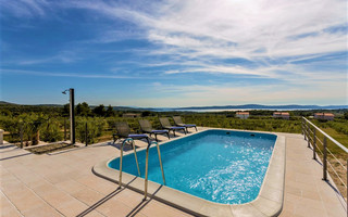 Island Brac Family Holiday House with Pool within amazing Private Yard and Olive Groves in Sutivan