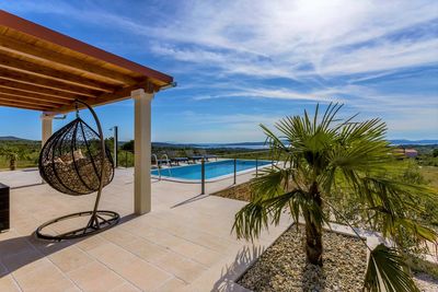 Island Brac Family Holiday House with Pool within amazing Private Yard and Olive Groves in Sutivan
