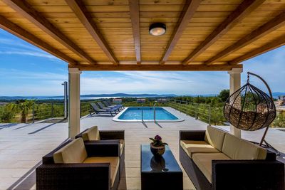 Island Brac Family Holiday House with Pool within amazing Private Yard and Olive Groves in Sutivan