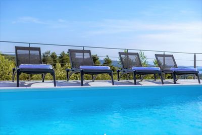 Island Brac Family Holiday House with Pool within amazing Private Yard and Olive Groves in Sutivan