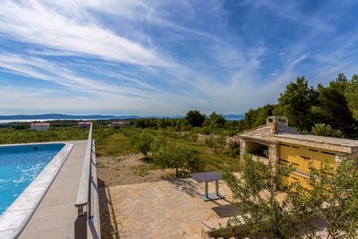 Island Brac Family Holiday House with Pool within amazing Private Yard and Olive Groves in Sutivan