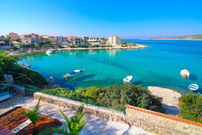 Beachfront Holiday House in Kanica with Beautiful Yard and Sea Views