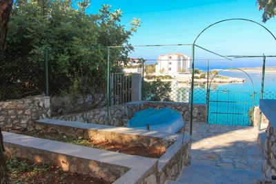 Beachfront Holiday House in Kanica with Beautiful Yard and Sea Views