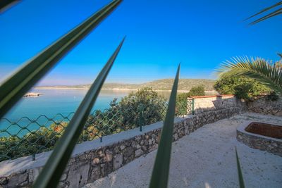 Beachfront Holiday House in Kanica with Beautiful Yard and Sea Views