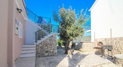 Beachfront Holiday House in Kanica with Beautiful Yard and Sea Views