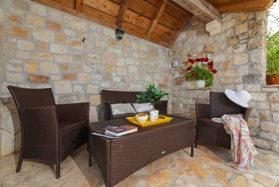Large Island Brac Children Friendly Villa with Pool near Pebble Beach 