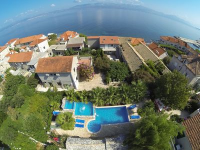 Large Island Brac Children Friendly Villa with Pool near Pebble Beach 