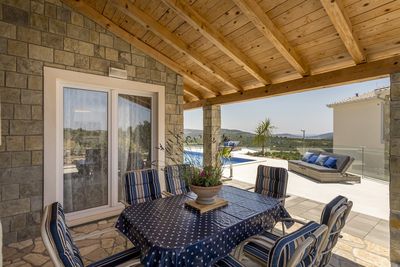 Amazing 3 Bedrooms Villa with Heated Pool and Beautiful Views above Rogoznica 